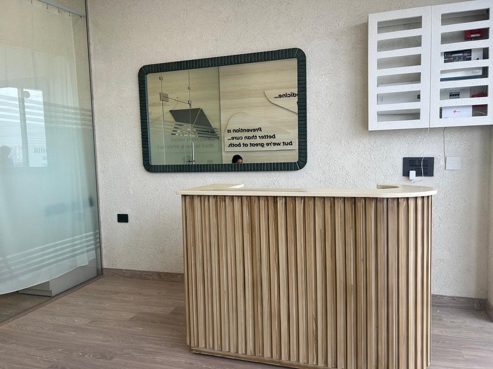 Reception area at Dr Seema Dhir's Clinic