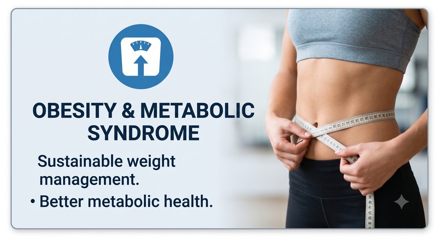 Obesity and Metabolic Syndrome: sustainable weight management, better metabolic health