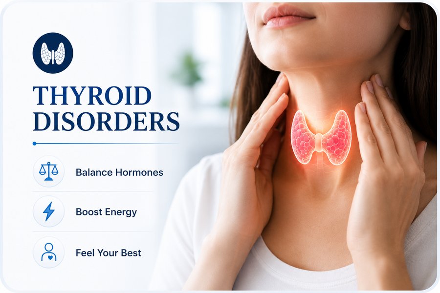 Thyroid Disorders: balance hormones, boost energy, feel your best